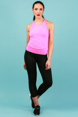Neon Pink Gym Perforated Vest