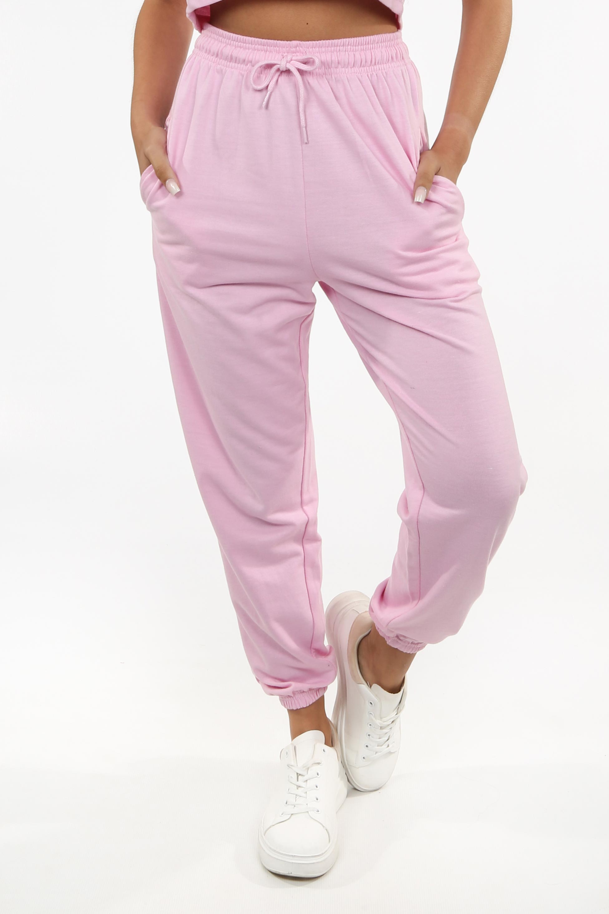Baby Pink Hooded Loungewear Set