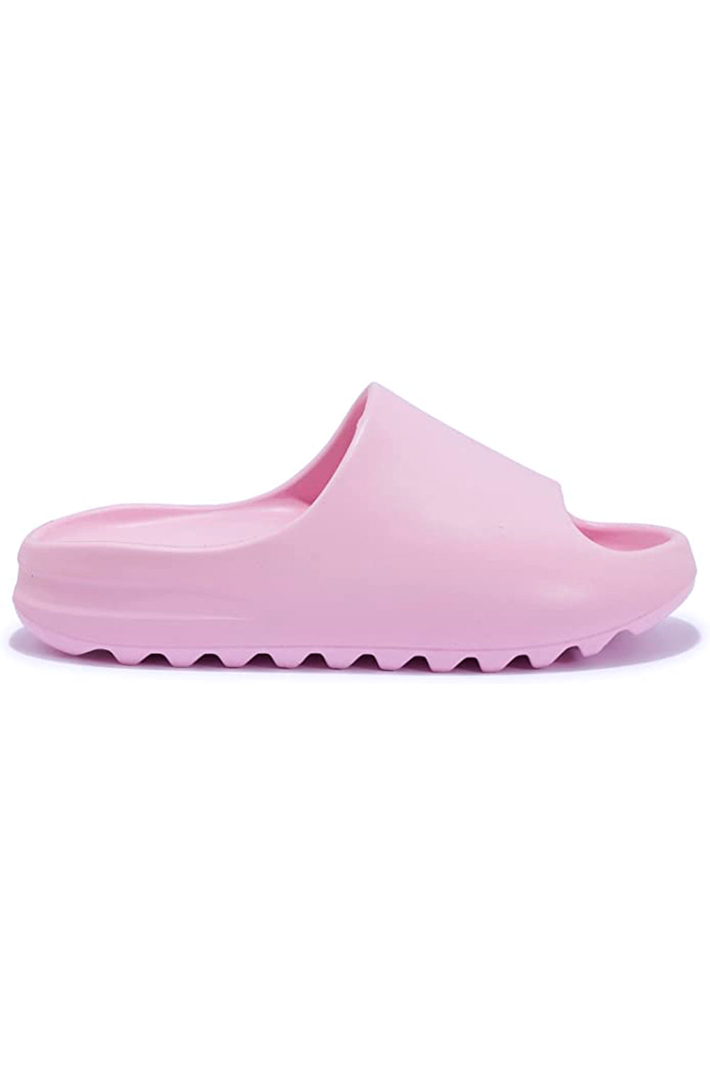 Lilac Rubber Ribbed Sole Sliders