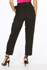 Black Belted Tailored Trouser