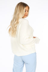 Cream Chunky Knit Jumper