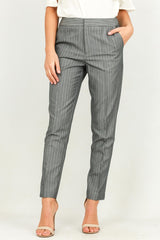 Grey Tailored Pinstripe Trouser