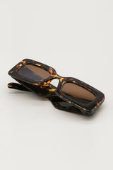 Tortoiseshell Square Frame Sunglasses