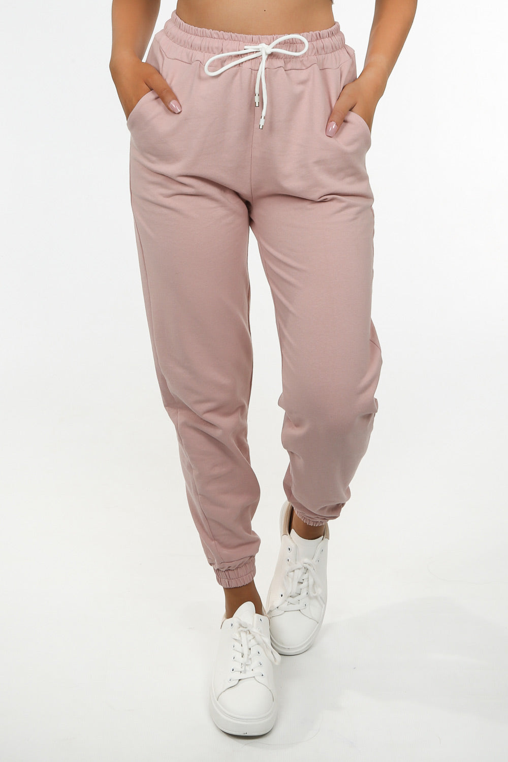 Baby Pink Skinny Joggers