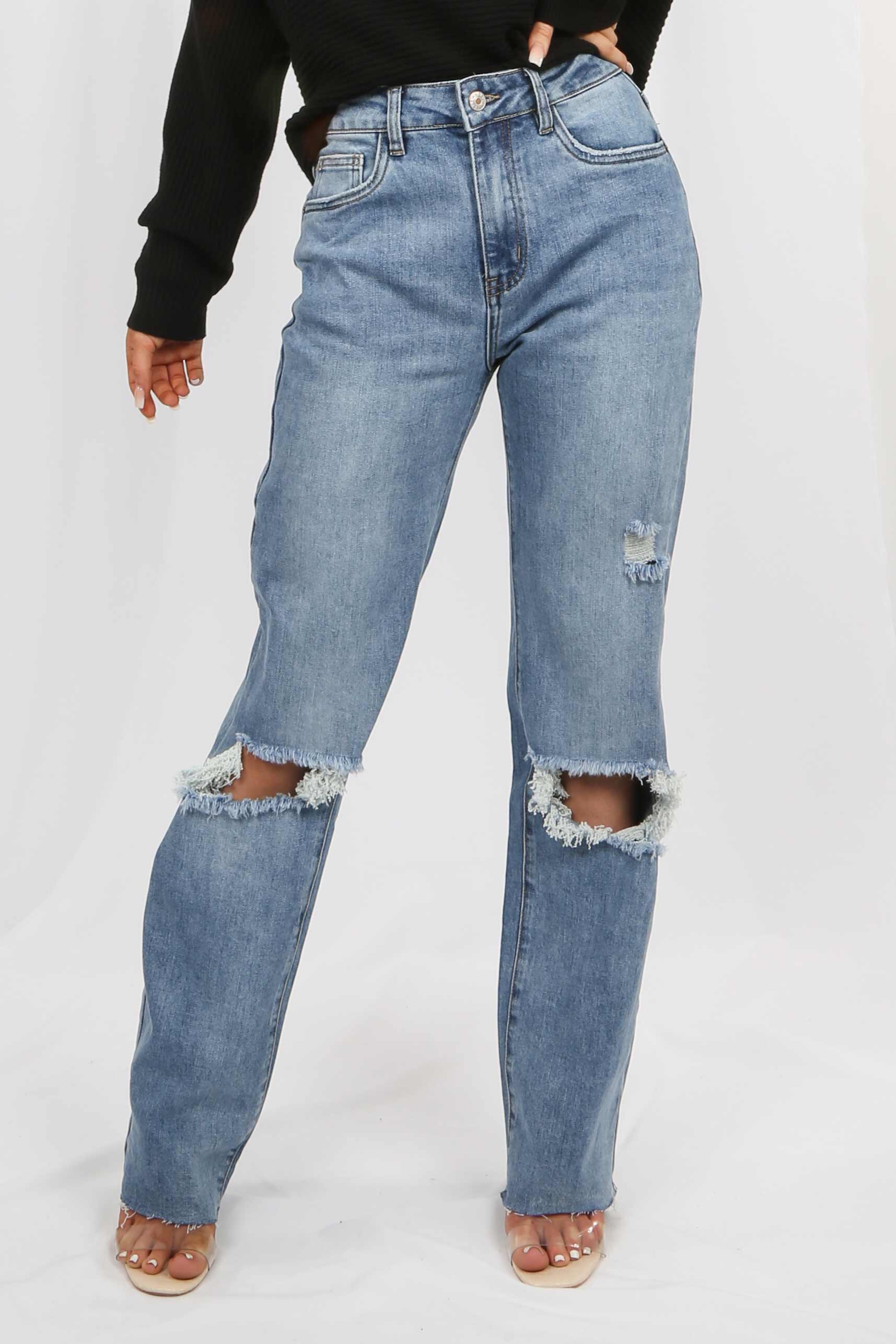 Chelsea Blue '90s Full Length Jeans