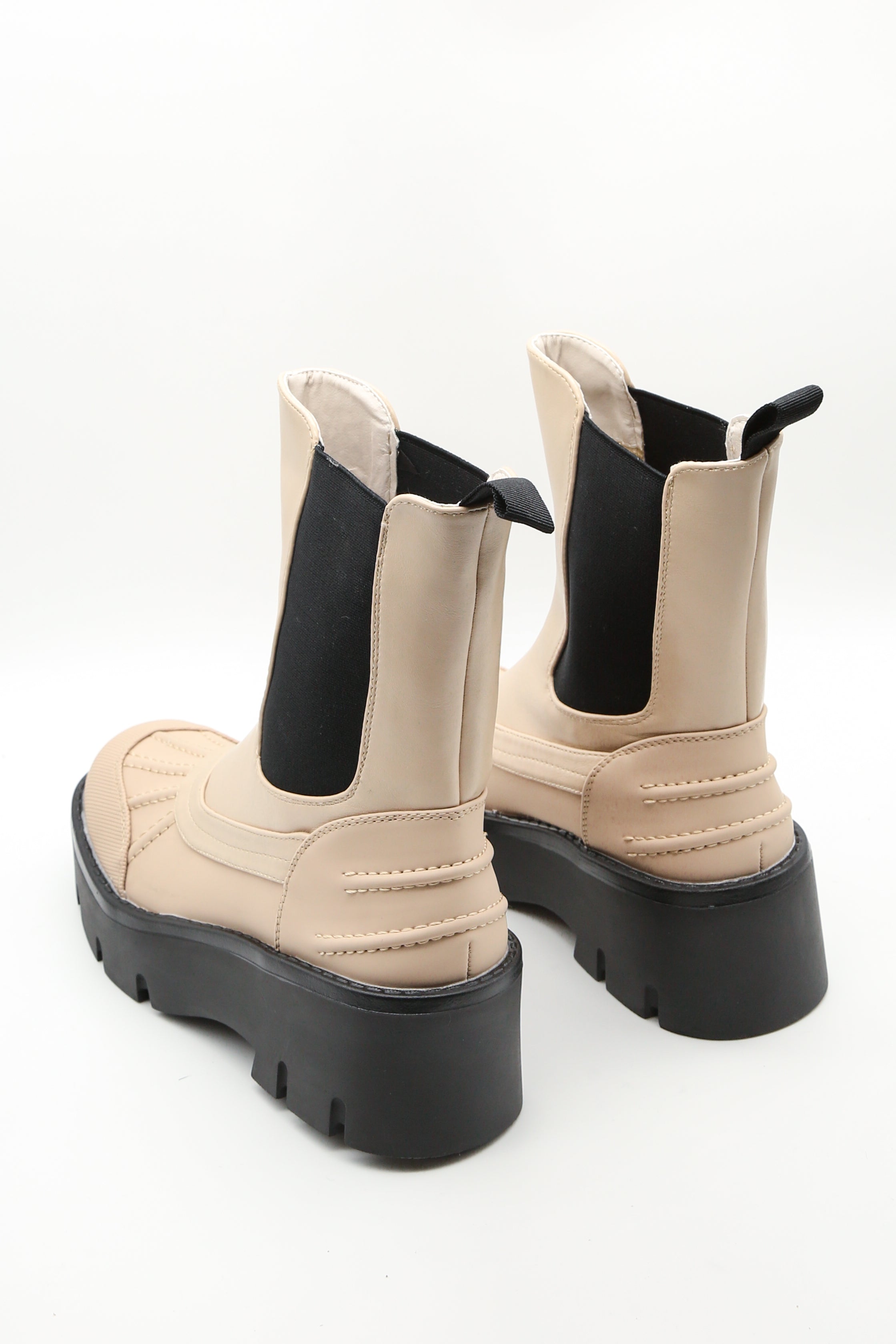 Stone Extreme Chunky Sole Ankle Boots