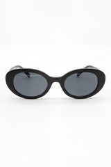 Retro Black Sunglasses With UV Protection