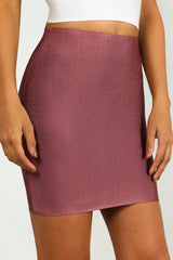 Rose WOW Couture Luxe Mini Bandage Skirt