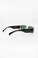Green Lenses Classic Havana Sunglasses