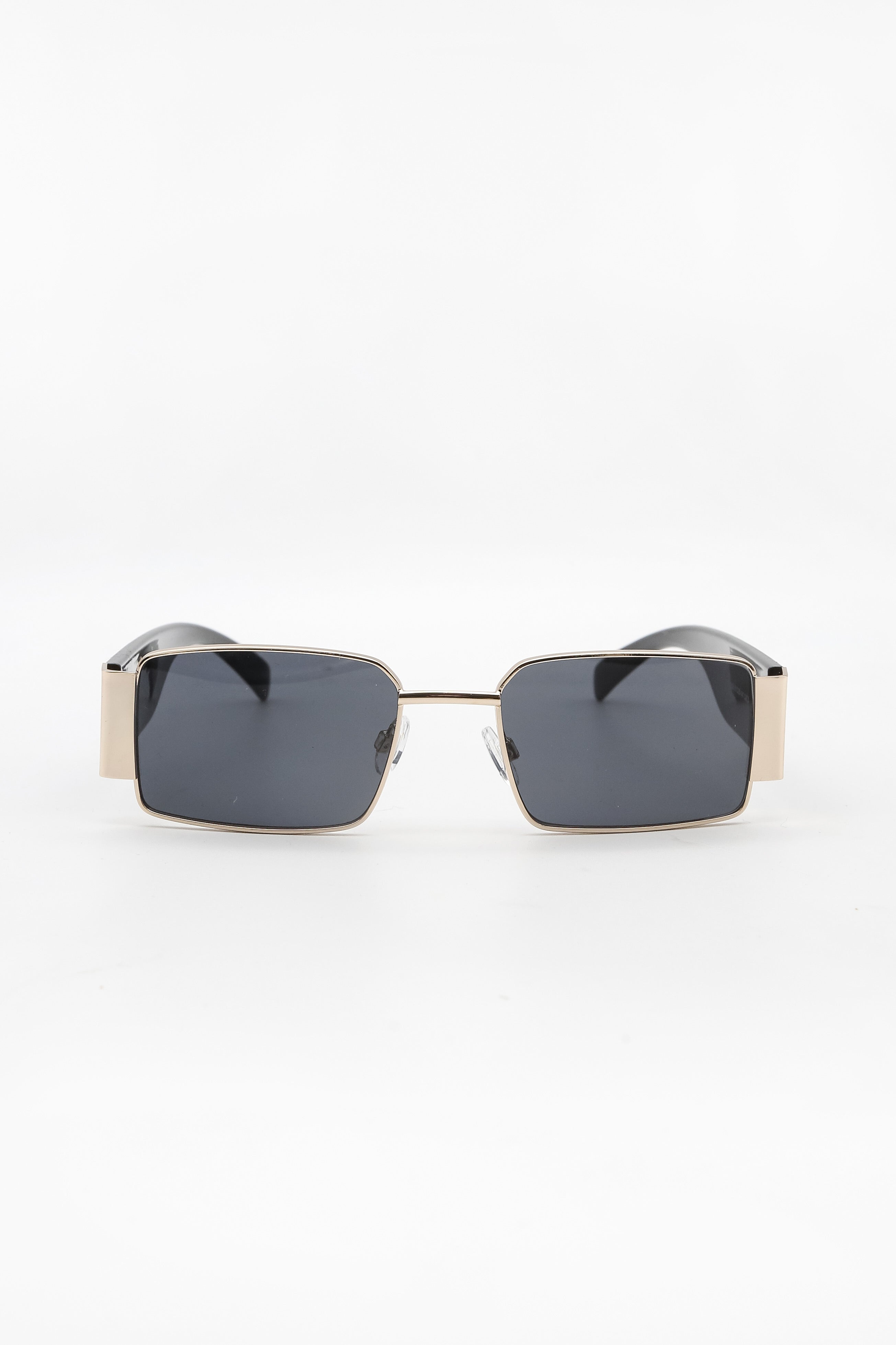 Black Classic Havana Sunglasses With Gold Frame